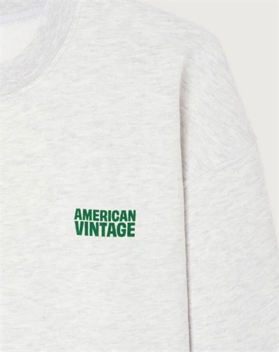 American Vintage - Baptown Sweatshirt - Gris Chine